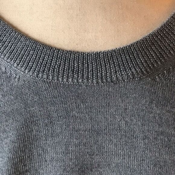 JOSEPH &Lyman sweater grey slim fit size XL gorpcore men’s merino wool - Picture 6 of 8